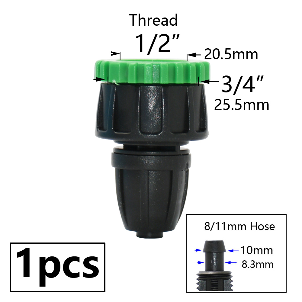 3/8" Bewässerung Gartenschlauch Anschluss 8/11 4/7 3/5mm Schlauch Reduzierstück gemeinsam T-Stück Winkel Endstopfen Tropfbewässerungssystem passend zu: Orange