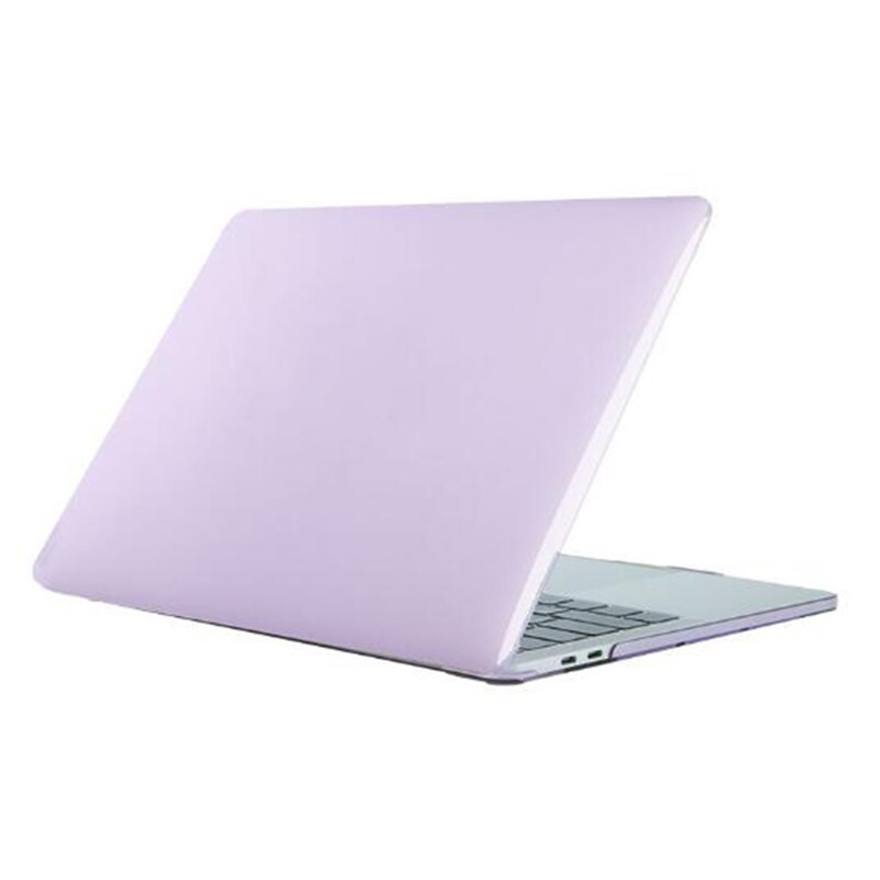 1pc krystal matte hårde covers til macbook air pro 13 ensfarvet laptop taske sleeve til mac book notebook tilbehør