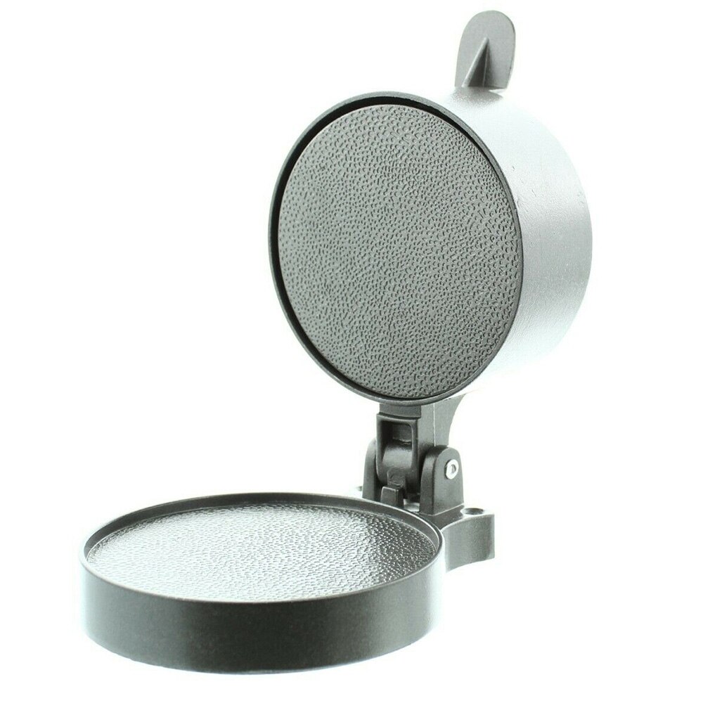 Rund form hamburger presse non-stick aluminiumslegering hamburger kød oksekød grill burger presse bøffer maker skimmel skimmel køkkenredskaber