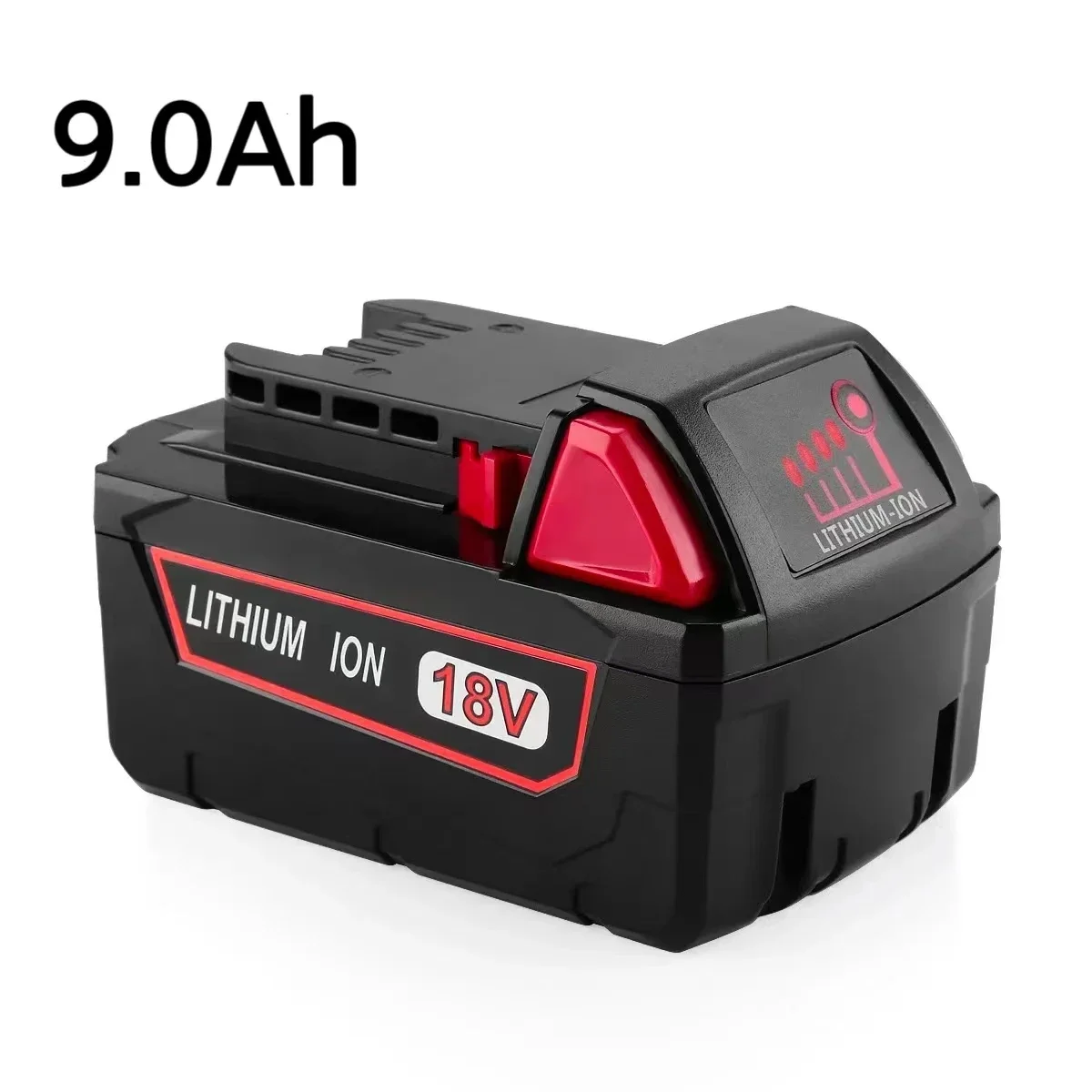 Para milwaukee 18v m18 bateria de lítio 6.0ah/9.0ah/12.0ah substituição para milwaukee m18 48-11-1815 48-11-1850 2604-22 bateria: ROXO