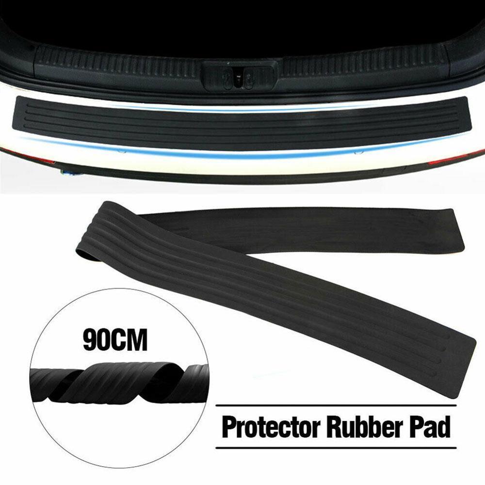 Luggage guard plate rear bumper guard rubber pad guard sill door rear baffle Anti-scratch car rear threshold I4S5