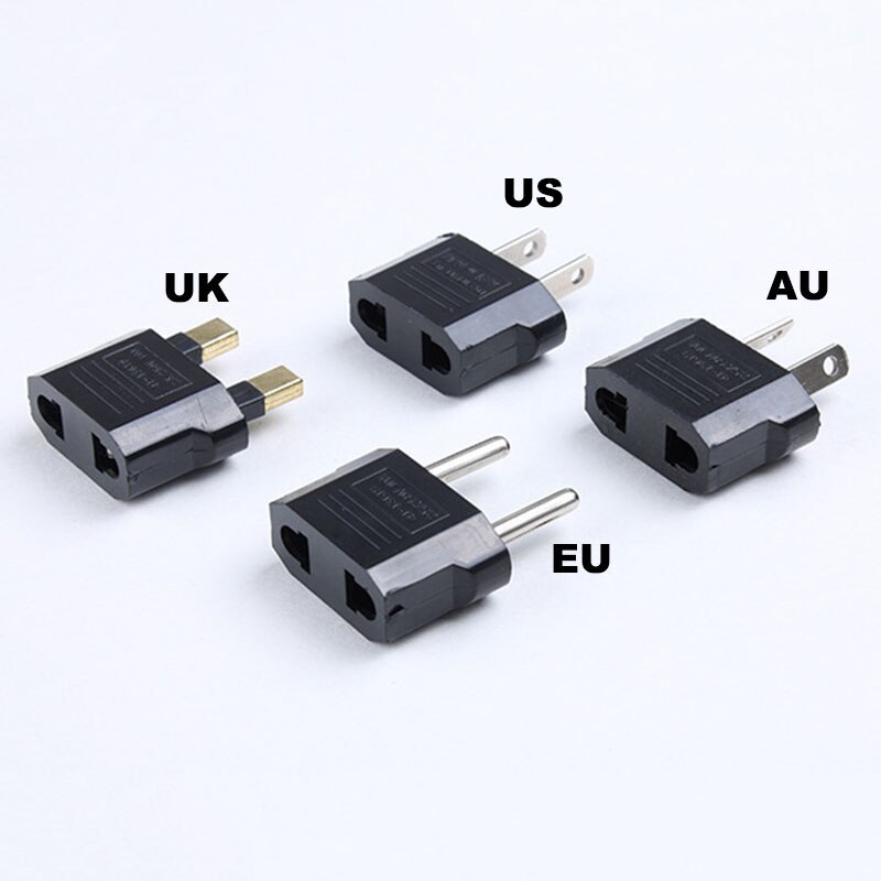 Viagem portátil universal eua para a ue au reino unido adaptador de carregador ac tomada tomada tomada doméstica plugues conversor w1
