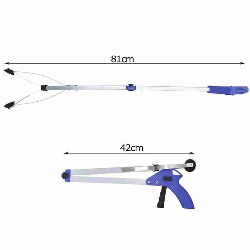 Foldable Litter Reachers Pickers Pick Up Tools Gripper Extender Garbage Picker Up Tool Grabbers Collapsible Pick Grabber W6Z4