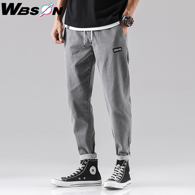 Wbson jeans heren denim jogging jeans broeken heren grijze jeans casual broeken slim jeans heren werkjeans heren syg 2310