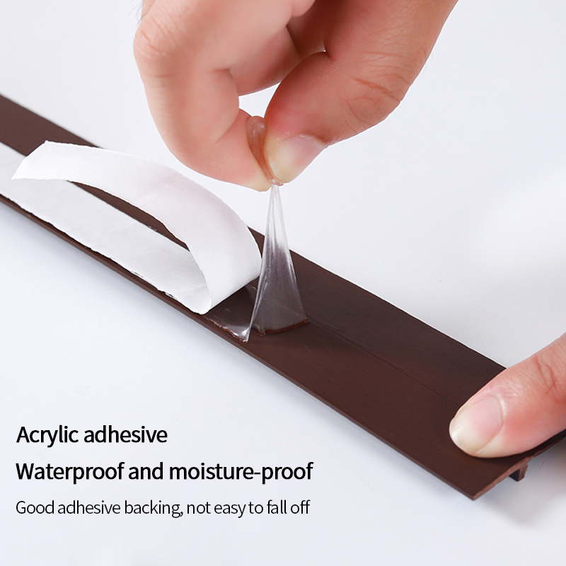 Door Bottom Sealing Strip Windproof and Waterproof Strip Door Under Wind Shield Insulated House Acoustic Foam Sealing Strip