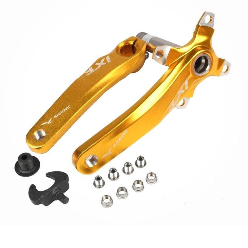 Low Support Crank Mountain Bike Modify The Left And Right Cranks Mountain Bike Hollow One Crank: Yellow