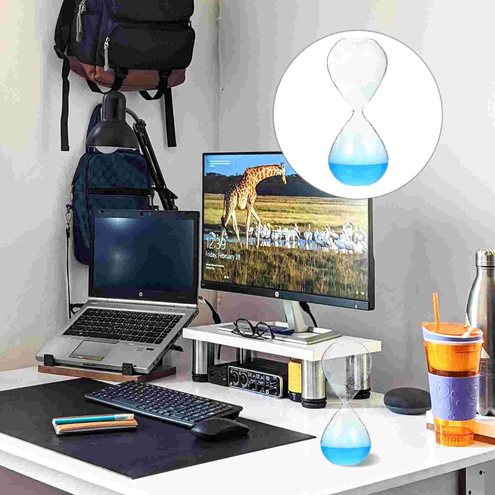 Glas Zandloper Zand Glas Timer Ornament Decoratieve Zandloper Zand Klok Decor