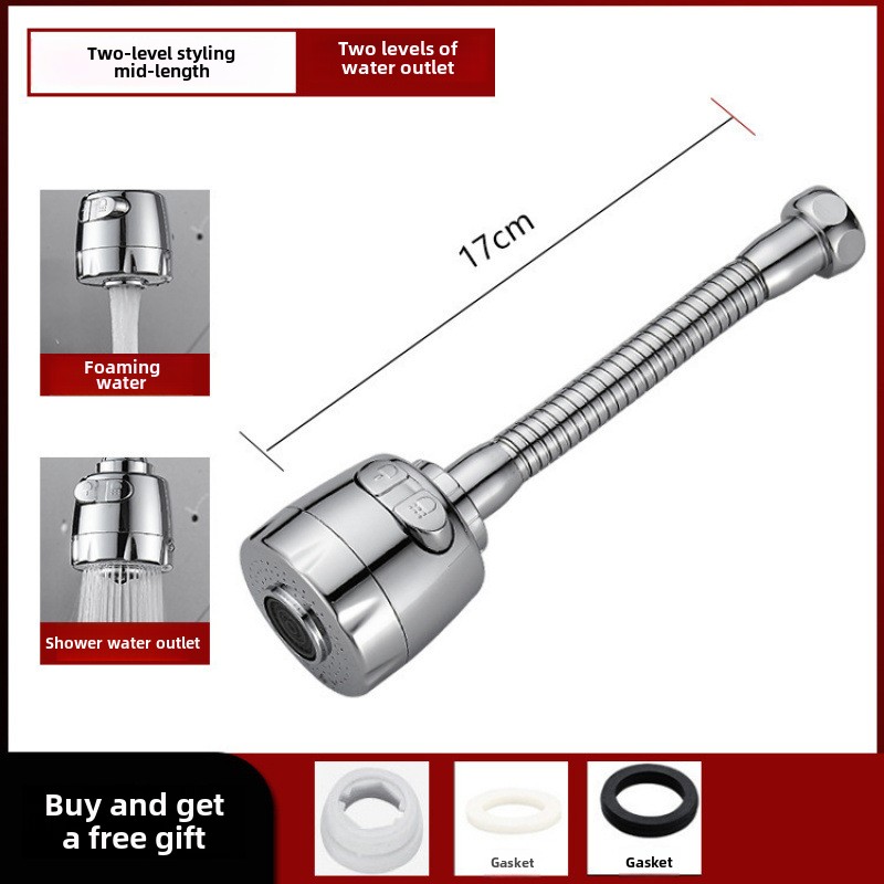 Adaptador universal de torneira de cozinha, 2/3 modos, rotação 360, extensores de filtro, utensílios de cozinha, spray, economia de água, bico de torneira: ROXO