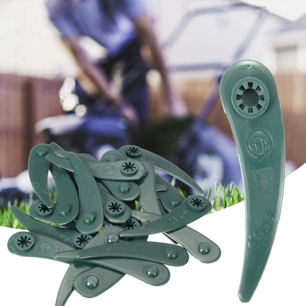 25PCS Plastic Trimmer Replacement Blades for Bosch ART 23-18 Li, ART 26-18Li Grass Trimmers