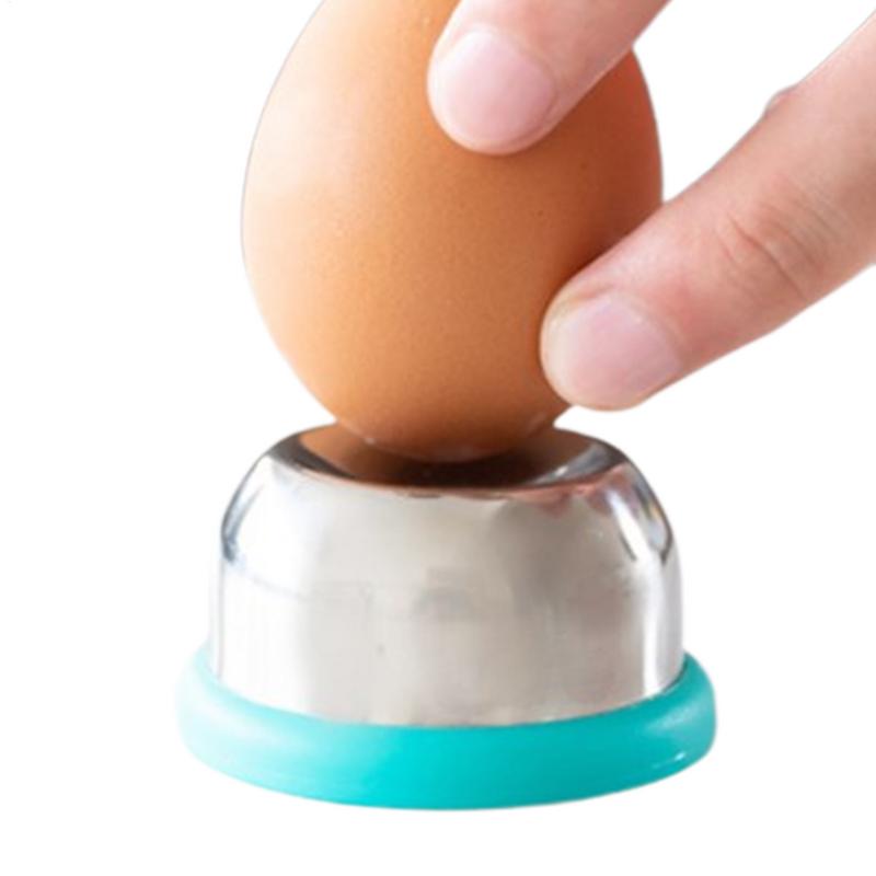 Egghullsverktøy for kokt egg, hullstempel for egg, skallfjerner, raskt egghullsverktøy med nål for enkelt å skrelle egg, manuelt egghull
