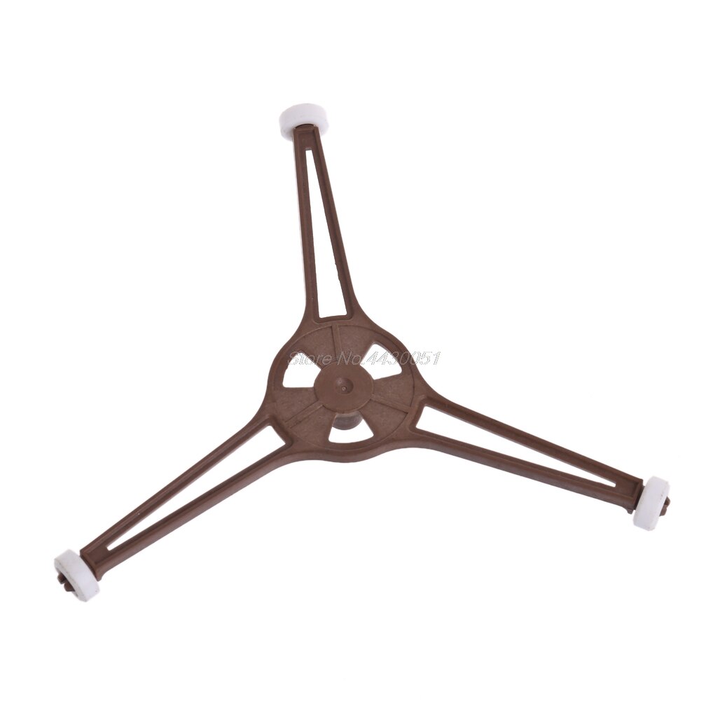 Microwave Oven Triangular Shaped Tray For Microwave Parts 24.5cm Flat Glass Plate