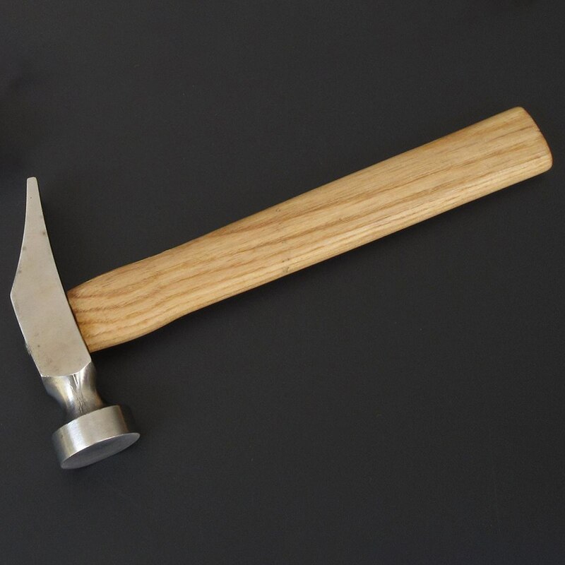 Hho -1 stk skomager sko reparation hammer træ håndtag læder arbejde skomageri reparation remmending sko værktøj