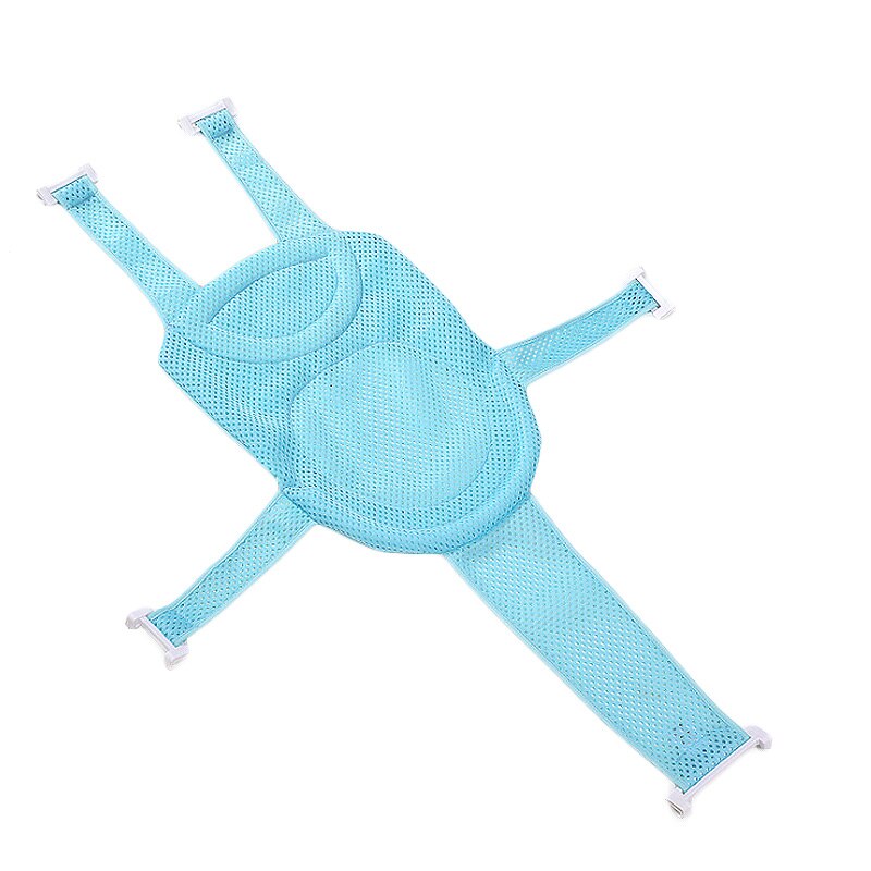 Cuna de bebé ajustable en forma de cruz para baño antideslizante, cuna de ducha para niños, cama, malla para asiento, asiento de Casa de algodón y PP: A3