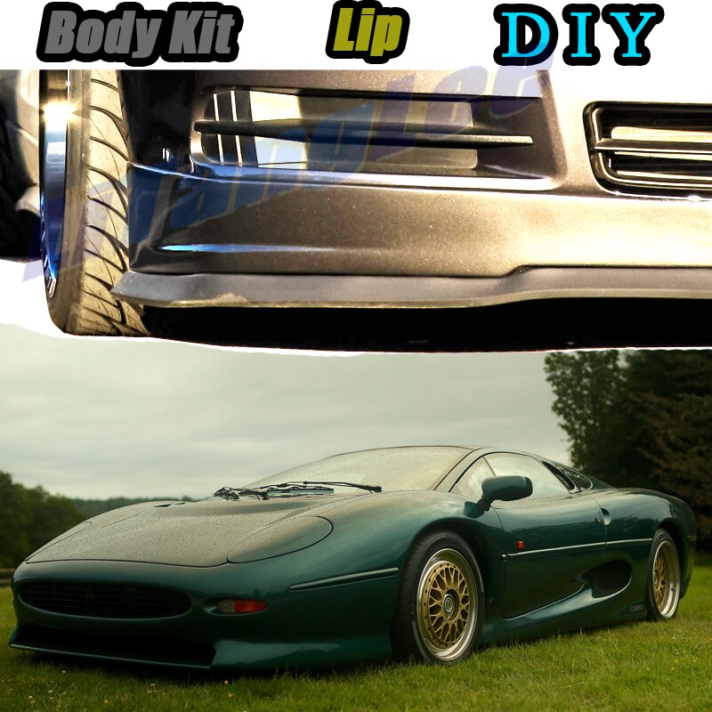 Auto Bumper Lip Voorspoiler Rok Deflector Voor Jaguar XJ220 Tune Auto Gemodificeerde Body Kit Vip Hella Flush Lippen