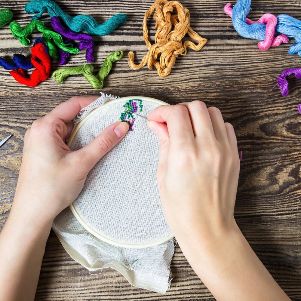 12 Telai Da Ricamo In Bambù Da 8 Cm Per Cucito E DIY: Cerchi In Legno Per Aghi E Piccole Decorazioni