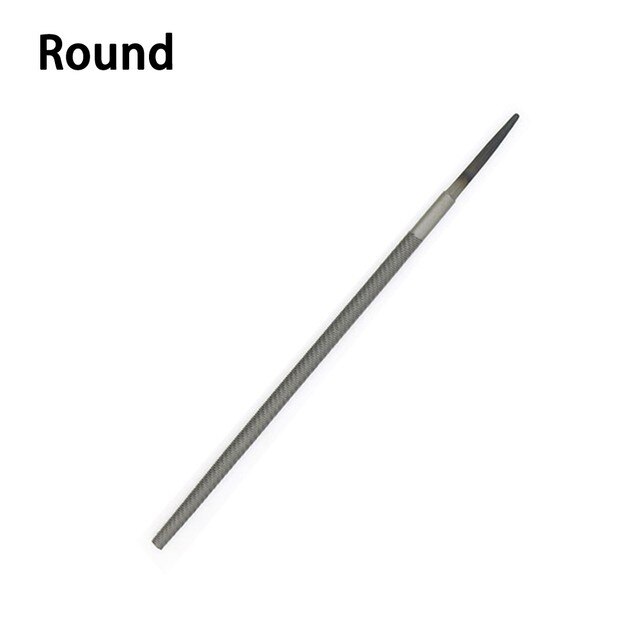1pcs/set 6" Flat Diamond File Grinding Tool For Chainsaw Chains For STIHL Twin Cut Metal Woodworking Craft Tools: Round file
