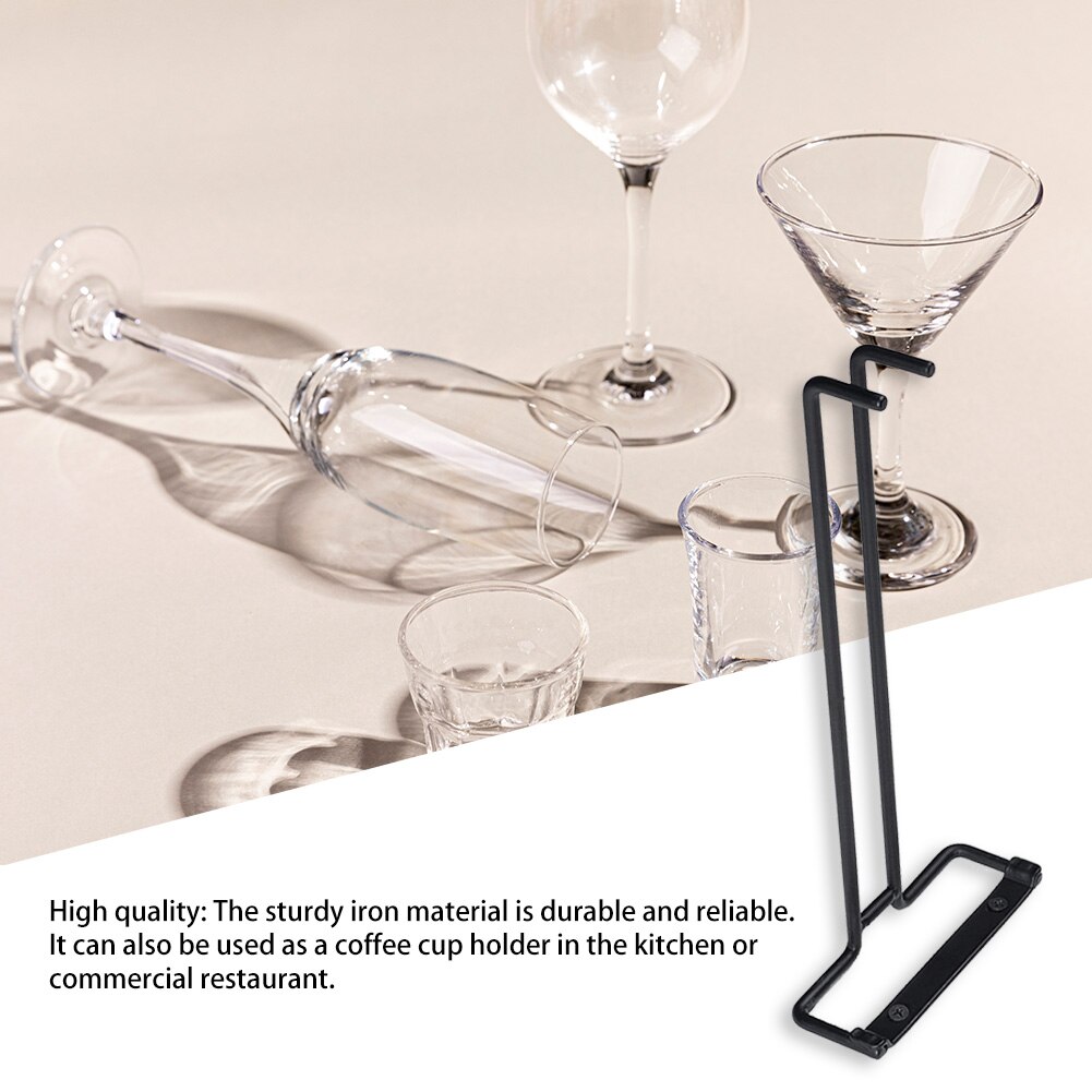 Gold Iron Silver useful 27/35/55cm Stainless Steel Wine Rack Glass Holder Hanging Bar Hanger Shelf