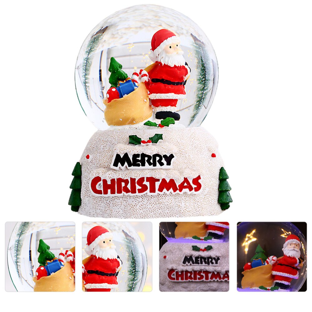 Modieuze Exquisite Praktische Feestelijke Mooie Kerst Bal Lichtgevende Glazen Bol Kristallen Bol