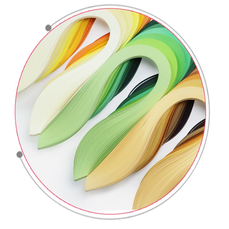 Paper Quilling Strips 5mm Solid Color Length 54cm 120 Strips per Pack Origami Paper for Children and Adults Beginners Color 1-28