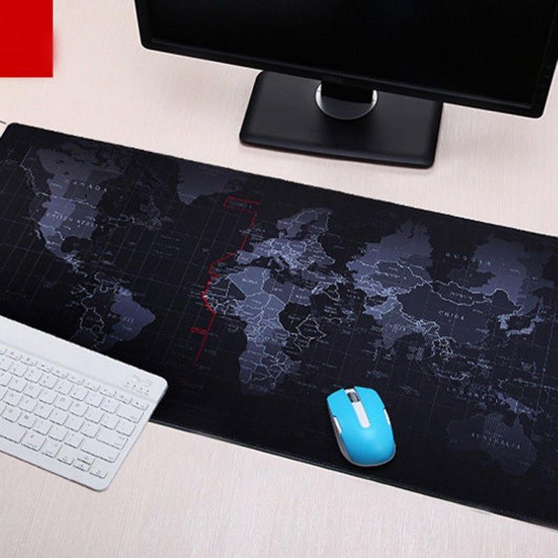 Grote Maat Antislip Wereldkaart Snelheid Spel Muismat Gaming Mat Voor Laptop Pc Natuurlijke Rubber Bottom Veilig niet Giftig