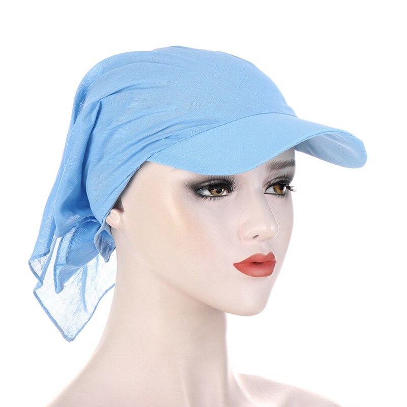 Turban fyrkantig halsduk hatt tryck blommor knyt knut tillbaka bomull baseball keps justerbar dam huvudduk solskydd hatt: 8