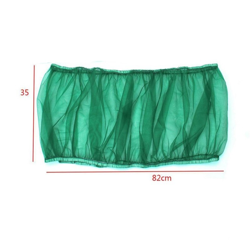 Fuglenet netværk soft shell stof fugleburnet til fuglebure frøbeskyttelsesovertræk unikt nylon luftigt dæk nederdel #: Grøn-l