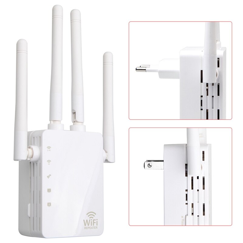 1200 mbps trådløs wifi-signalforlænger , 5.8g dobbeltbånds hjemme-kraftig ap wifi-router, signalforstærker