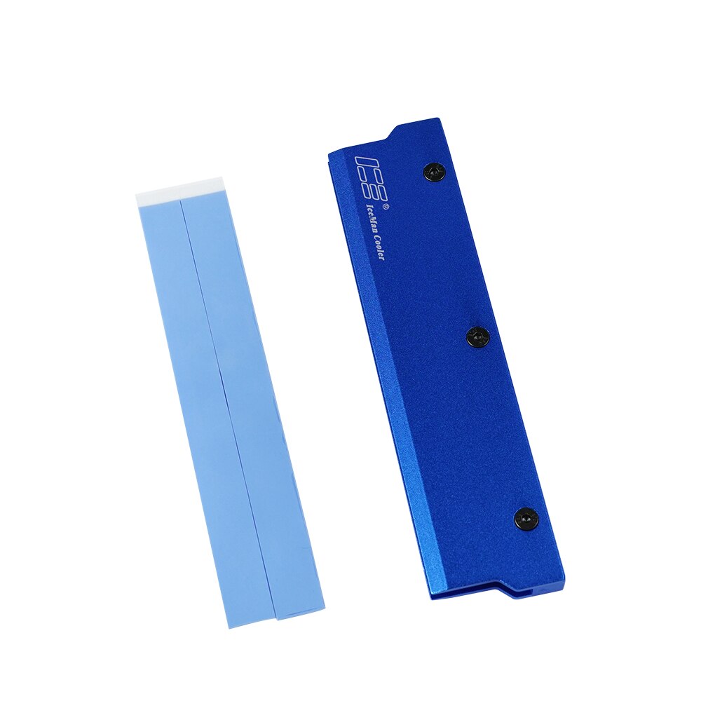 IceManCooler RAM Heatsink Aluminum Alloy Armor For Memory Heat Sink RAM Jacket Armor ,2 ,4 Channels Black Blue Red