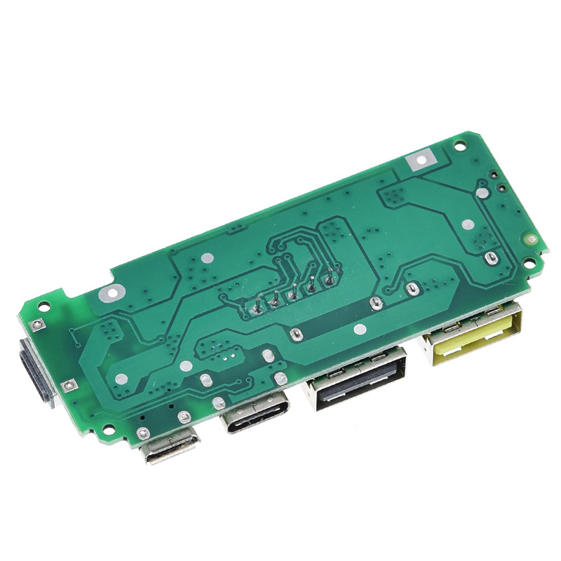 USB 2.4A Mobile Power Bank Charging Module Lithium Battery LED Dual USB 5V 2.4A Micro/Type-C USB Charger Board