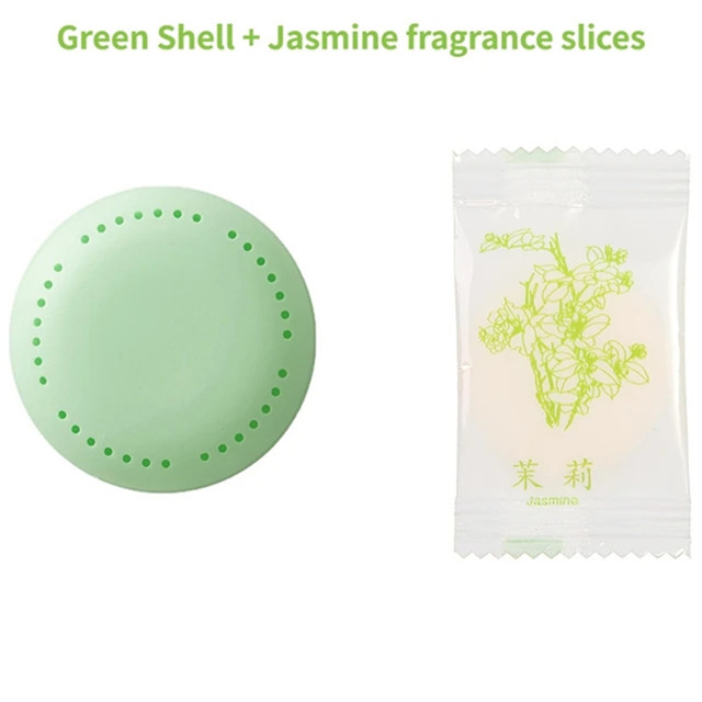 1 st toalett fast luftfräschare aromaterapi doft varaktig för garderob bil hushåll rund luftfräschare badrumsartiklar: Röd