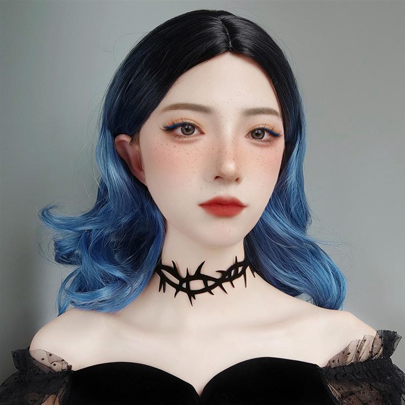 Gargantilla de terciopelo con espinas a la para mujer, collar de encaje Sexy Vintage con colgantes, accesorios de joyería para el cuello de chica gótica