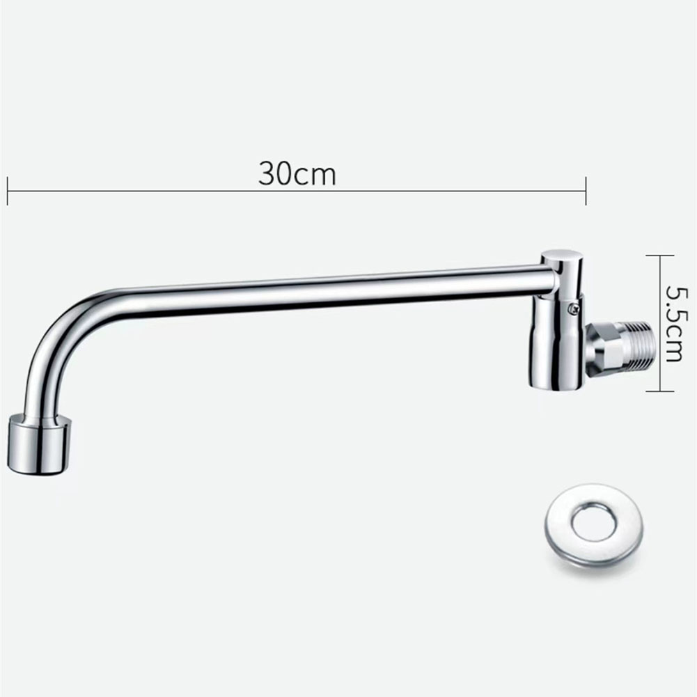 Grifo oscilante semiautomático de latón G1/2, grifo de cocina para restaurante, Hotel, grifo de estilo de pared fría individual, mejoras para el hogar, 1 ud.: Rojo
