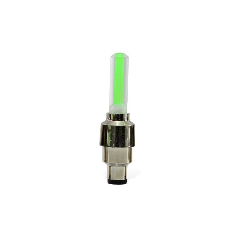 Neon lys dæk hjul ventil hætte lys led flash bil dæk ventil hætter luft cover dæk fælg ventil hjul spindel hætte cykel lys: Farve 3