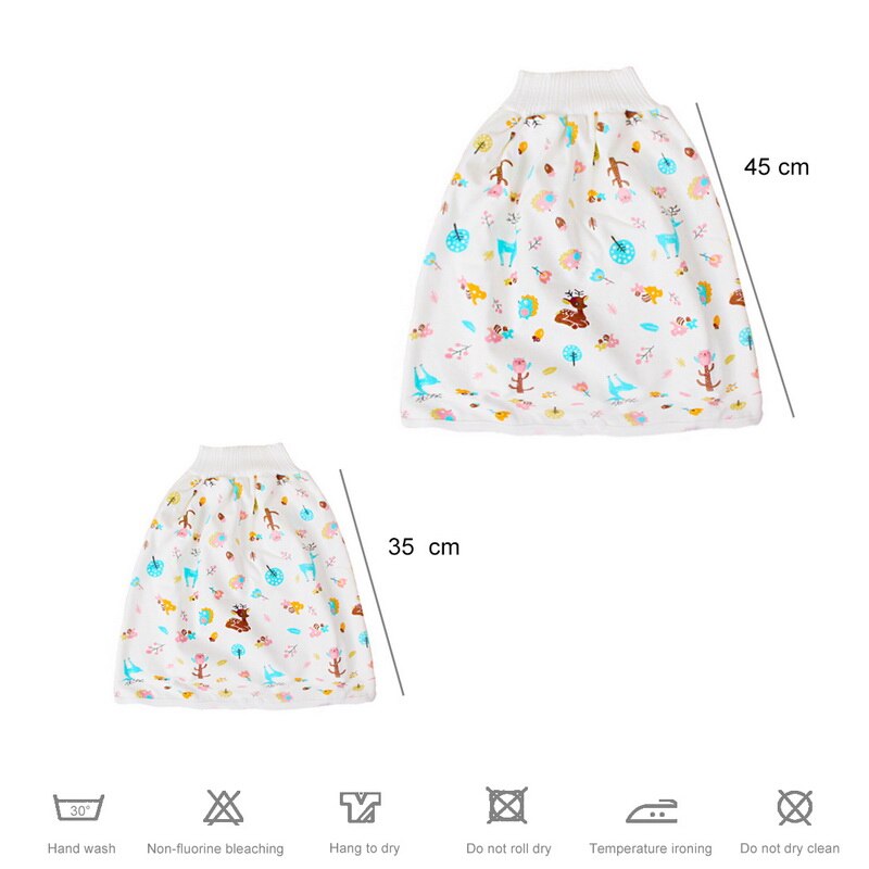 Leuke Cartoon Baby Rok Herbruikbare Luiers Doek Luiers Wasbare Kids Baby Katoen Trainingsbroek Luier Slipje