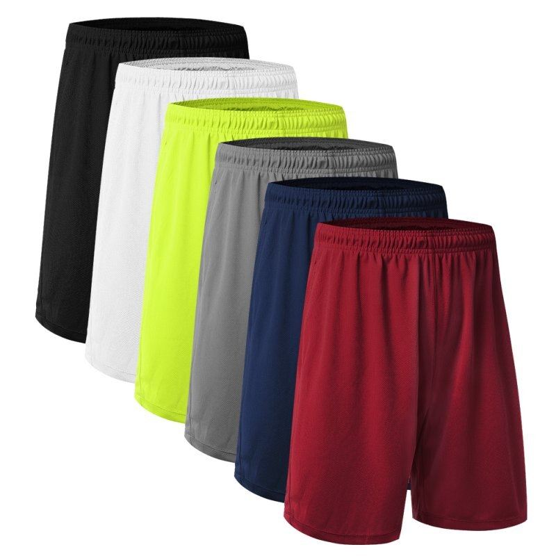 Byxor aktiva shorts herr capris knälånga smala shorts snabbtorkande elastiska märkesshorts för män
