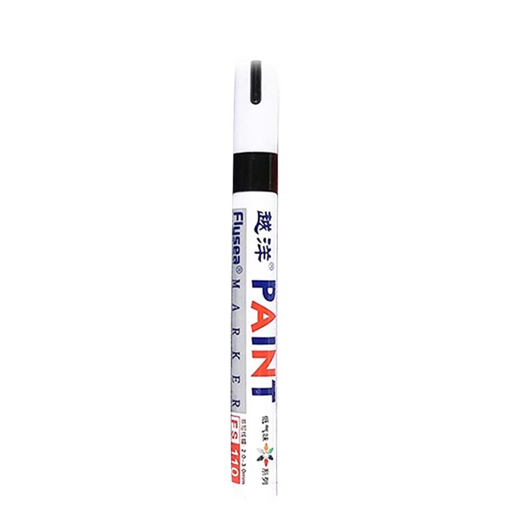 5 farbe Wasserdichte Auto Reifen Reifen Malen Marker Kuli Reifen Wasser Basierend Prämie Füllen Farbe Stift dauerhaft Farbe Marker Graffti fettige: Schwarz