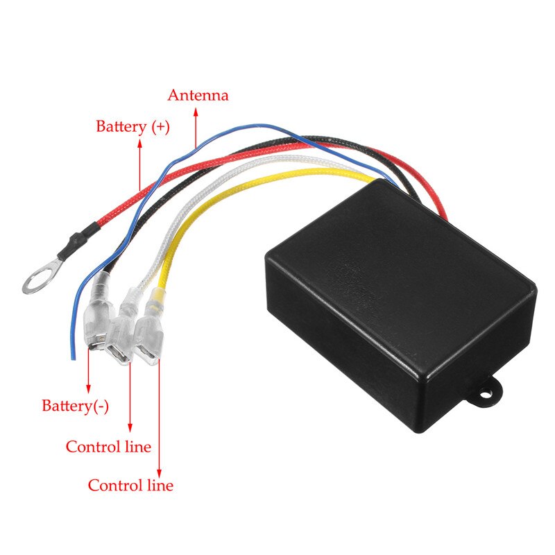 Contacteur électrique de cabestan 12V 500amp HD, solénoïde de contrôle de treuil, double récupération à distance sans fil 4x4