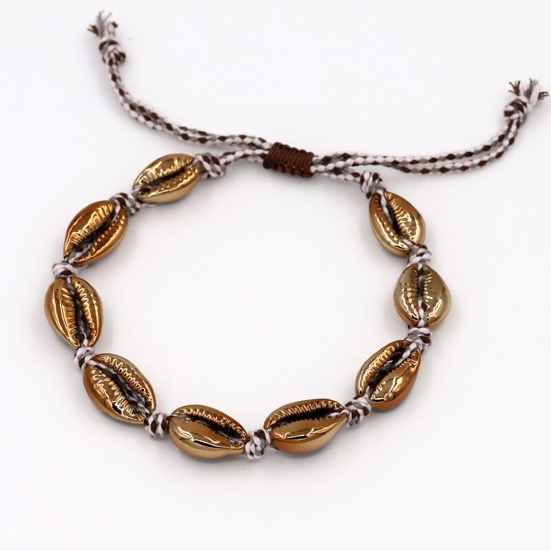 VONNOR-tobilleras para mujer, bisutería de pie para playa, pulsera para sandalias descalzas, tobillera, correa para el tobillo, accesorios bohemios: D1751f