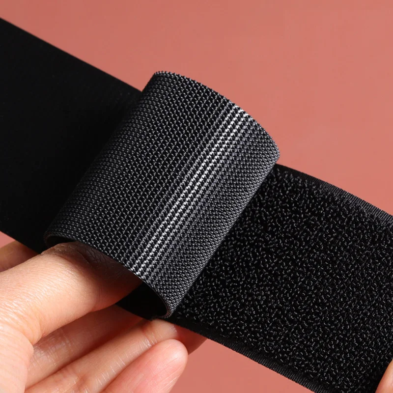 1 M/Pairs Naaien Klittenband Tape Strips Niet-klevende Sluiting Tape Stof Nylon Sticky Strips Voor Kleding DIY Ambachten 20-100mm