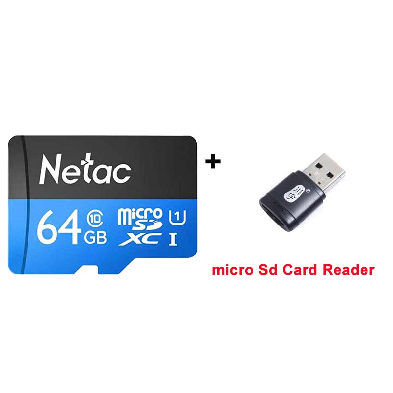 Originale Netac micro SD 16 gb 32 gb 64 gb microSDHC/SDXC mini Carte Carta Memroy sd Cartao de memoria veloce di Memoria Della Carta di TF: Tech-B-64G Plus TF R
