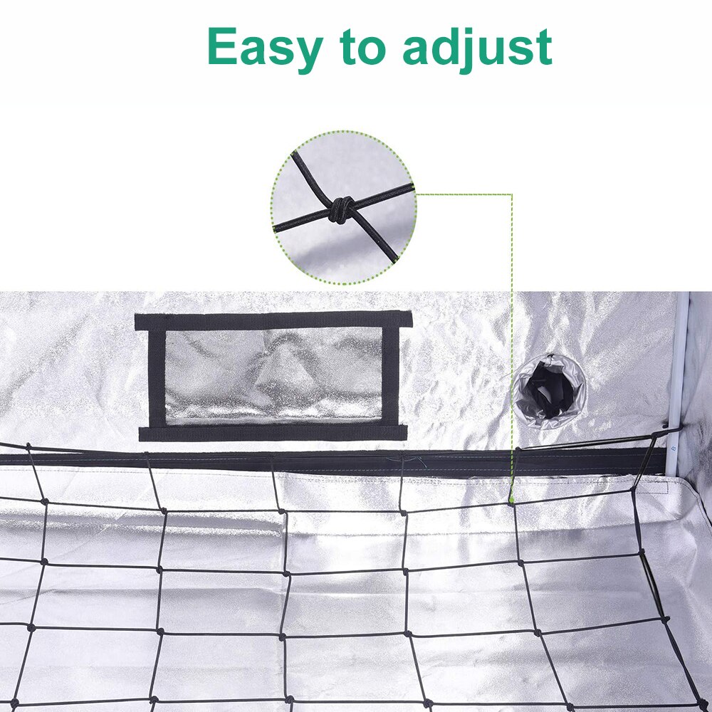 Beylsion vokse telt trellis net mesh trellis netting kraftig elastisk plante til indendørs vokse telt værelse lav stress træning