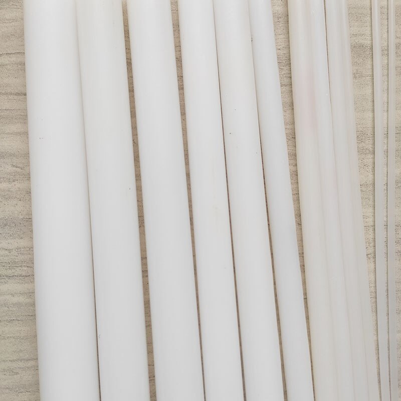 50cm / 25cm white Polyamide stick PA6 pure Nylon rods Wear resistant rod dia.4mm~45mm bar For machining