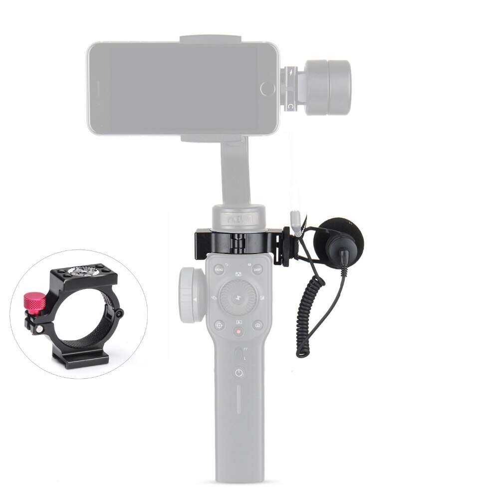 Eachshot 4- ring-blitzschuhadapterring für zhiyun smooth 4,, zubehör für zhiyun smooth 4, anwendbar auf rode gimbal-mikrofone