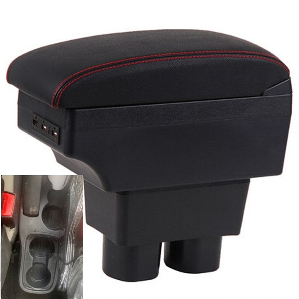 Auto Armsteunen Box voor Ford Focus 3 Mk3 2011-2019, Armrest Tray Organiser USB Interface Arm Rest Modificatie Organiser