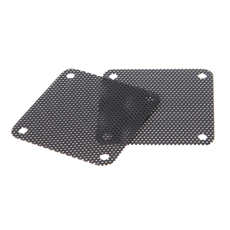 5 st pvc fläkt dammfilter pc dammtät fodral skärbar dator nätöverdrag 40mm mesh svart