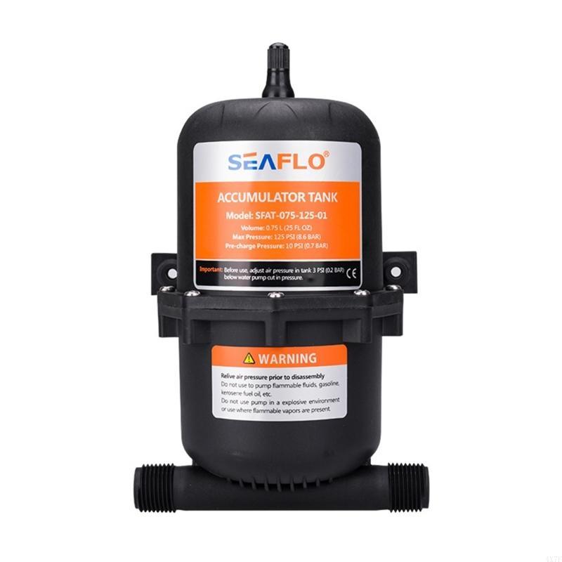 Universal 0,75 l psi accumulator pressure 125 rv boat water systems access