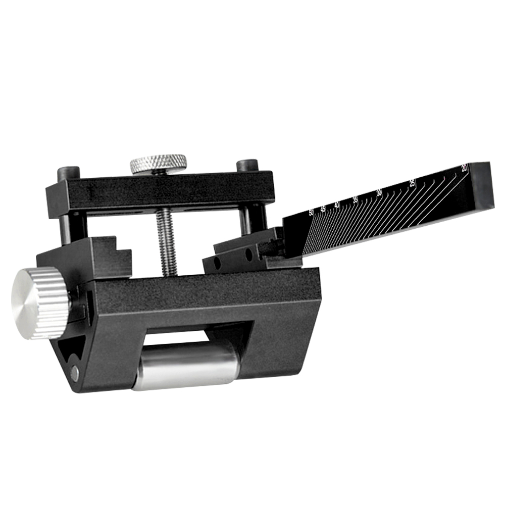 Manual Knife Sharpener Metal Sharpener Abrasive Tools Sharpening Jig Angle Adjustable Inclined Edges Wood Chisel Fixing Bracket: black