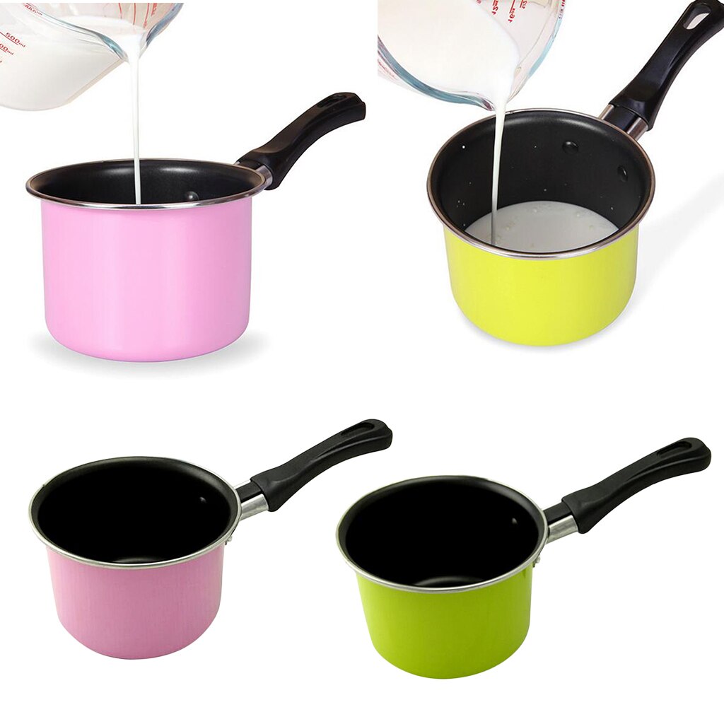 Melk Pan 11 cm Non-stick Steelpan Thee Pan Anti-aanbak Melk Pot Keuken Kookgerei
