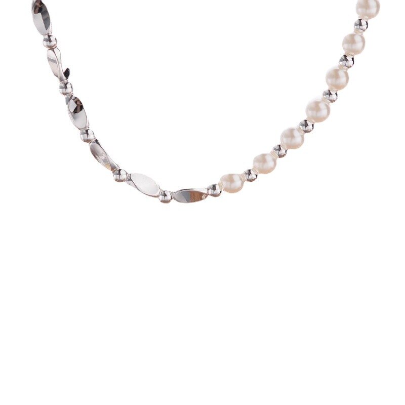 FOXANRY 925 Stempel Armbänder für Frauen modisch Elegante charmant Einfache Spleißen Perle Kette Partei Schmuck Geburtstag