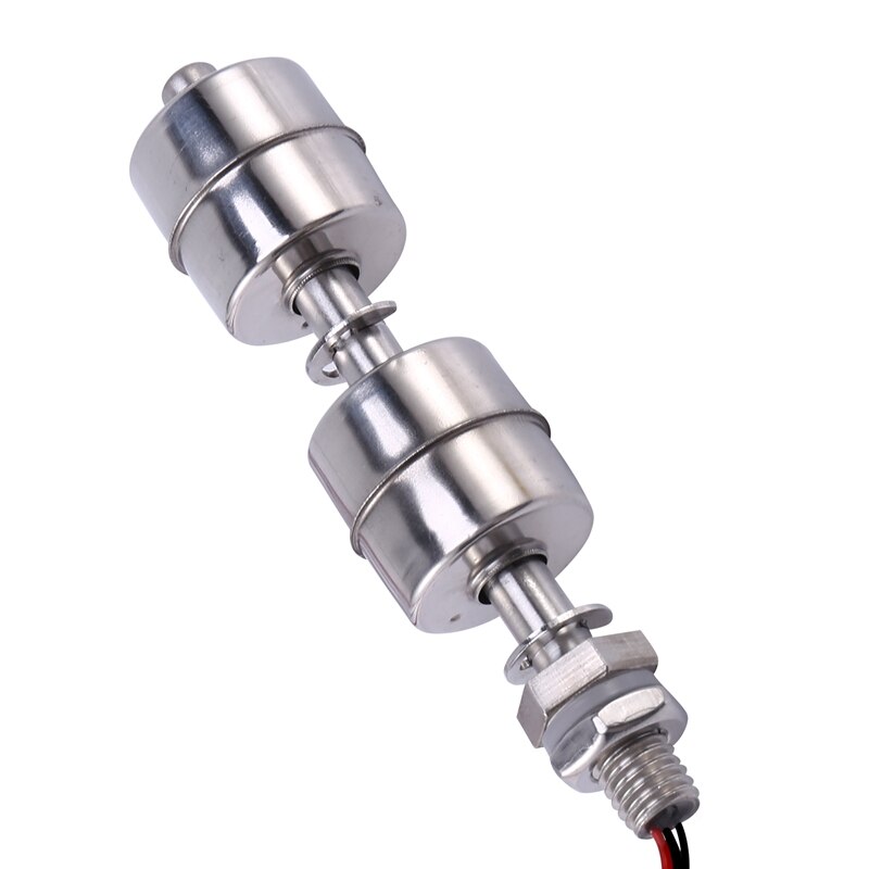 100mm Stainless Steel Float Switch Water Tank Liquid Level Sensor Double Ball Float Switch Water Tank Flow Sensor